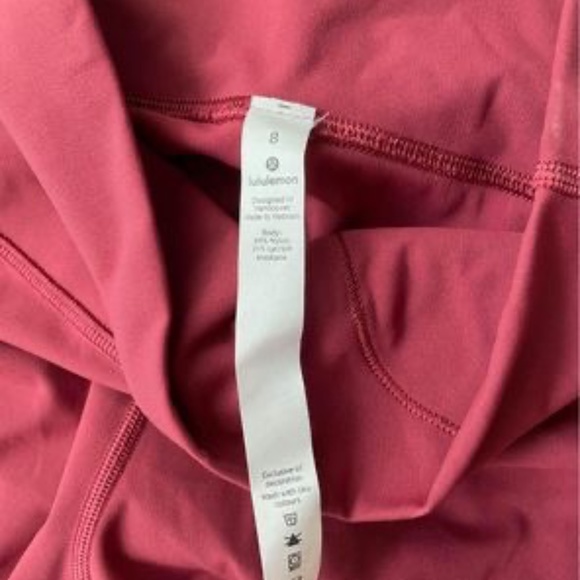 Maroon/Red Lululemon Leggings - Picture 2 of 4